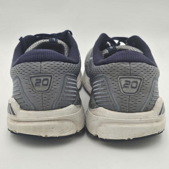 Brooks Beast 20 Gray Men's Running Shoes Size 11 WIDE 2E - Picture 8 of 12
